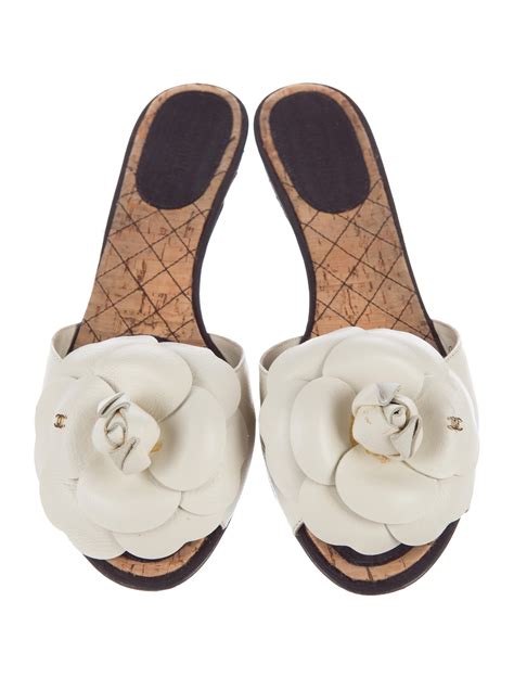 cheap chanel camellia sneakers|chanel women's slide sandals.